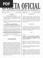 Gaceta Oficial Extraordinaria N° 6.395