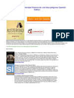 Austeridad Historia de Una Idea Peligrosa Spanish Edition - E0npspf PDF