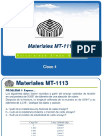 Materiales MT-1113 Clase 4