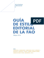 Manual de Estilo de la FAO