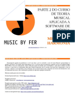 Teoria Musica Aplicada A Software de Musica Melodias e Harmonia