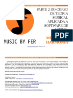 Teoria Musica Aplicada a Software de Musica Melodias e Harmonia