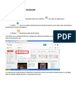 Como Usar Drive y Bloguer