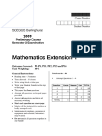 SCEGGS 2009 3U Prelim Yearly & Solutions