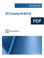 S12267 GPU Computing With Matlab