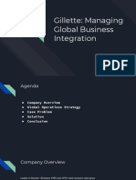 Gillete_ Managing Global Business Integeration