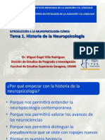 2015 Clase 1. Historia de La Neuropsicología PDF
