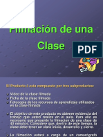 Filmación de una Clase.ppt