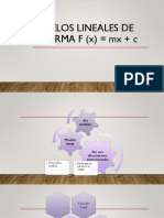 Modelos Lineales de La Forma F (X