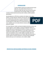 -----Ejemplo de Proyecto de Instalaciones Electricas Vivienda