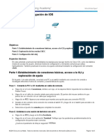 2.1.4.6 Packet Tracer - Navigating the IOS Manuel Ordoñez