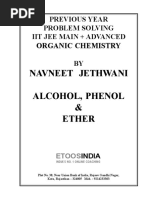 Alcohol, Phenol, Ether Jee Main - Advanced (Final)