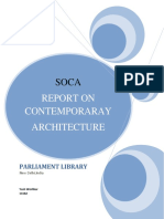 Report On Contemporaray Architecture: Parliament Library