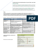 Diferencia y Semejanza Entre Tesis y Proyecto de Tesis