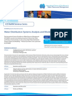 Water Distribution Systems Analysis and Modelling: Ice Warm Seminar Series