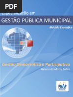 Modulo Especifico - Municipal - Gestao Democratica Participativa