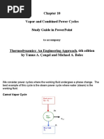 Chapter 10 Vapor and Combined Power Cycles