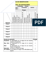 Listadecotejodeexposiciones 120622062936 Phpapp02 PDF