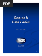 Iluminação de Praças e jardins