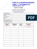 Entry Form 2018