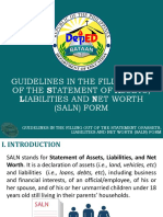 Guidelines in The Filling Out of The Statement of Assets, (Saln) Form