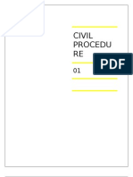 Civil Procedure 01 PRINT