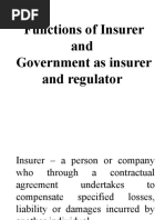 Functions of insurer