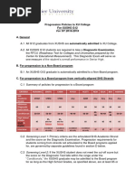 Progression Policies From XUSHS Final