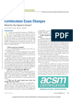 Certification Exam Changes018