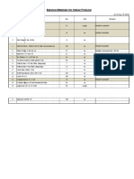 Balance Materials For Indoor Fireline: Item No. Description Qty. Unit Remarks