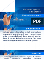 Sosialisasi E-Kelurahan