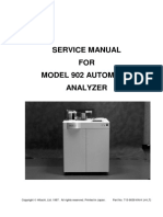 Hitachi 902 Automated Analyzer - Service Manual