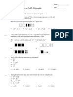 Unit 5 Review Polynomial Worksheets PDF