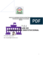 TOI: Taller de Observación Institucional