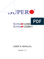 Supermicro C2SBX, C2SBX+ (User Manual)