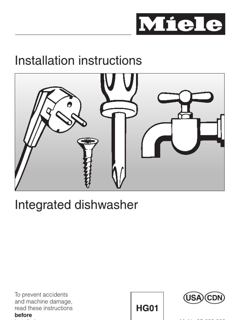 Full Integrated Install Dishwasher Electrical Connector
