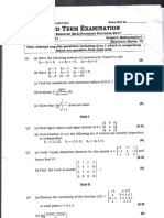 Maths exam paper  IPI 2017