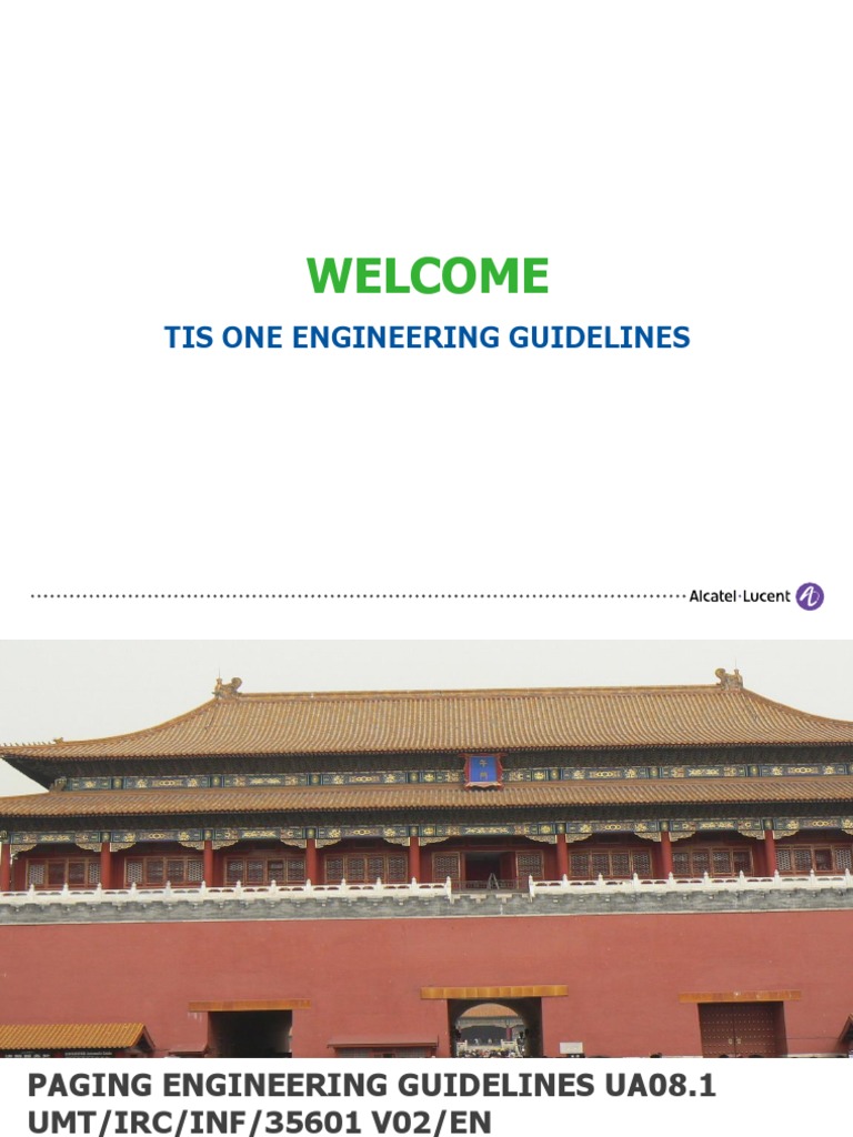 UA08 1 RNC Paging Engineering Guidelines V02 PDF High Speed Packet