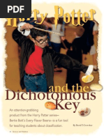 Download Harry Potter Dichotomous Key by Kari Kristine Hoskins Barrera SN38663014 doc pdf