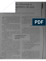 O processo de comunicar e receber o diagnóstico de uma doença