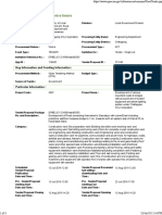 View IFT /PQ / REOI / RFP Notice Details: Key Information and Funding Information