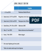 Jadwal Gladi Bersih REV