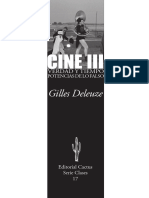Gilles Deleuze - Cine III. Verdad y tiempo. Potencias de lo falso [PRÓLOGO]