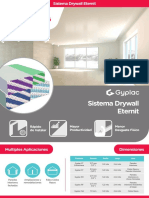 Sistema Drywall Eternit: Paredes y cielos rasos con placas Gyplac