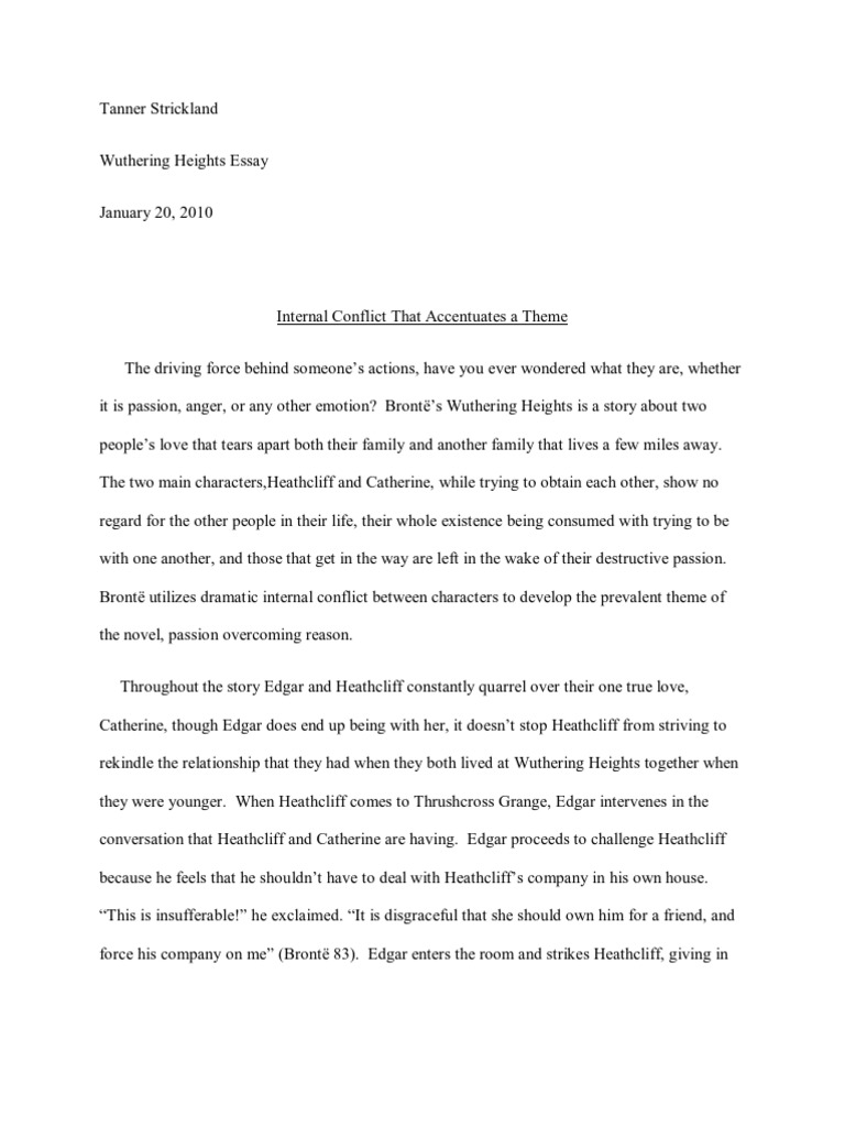 Wuthering heights essay pdf image