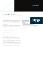 PowerEdge T30 Spec Sheet
