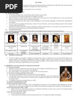 Tudor Summary | PDF | House Of Tudor | Kingdom Of England