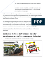 Dispositivos de segurança para caminhões guindautos e redução de riscos em movimentação de carga