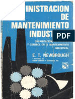 Administracion de Mantenimiento Industrial E-T NEWBROUGH