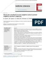 Efecto de La Insuflación Sobre La Presión Subglótica en La Deglución